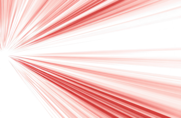 Abstract radial burst of coral and black