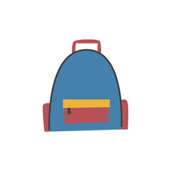 school bag illustration