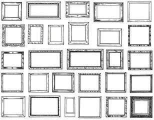 Variety of decorative picture frames (2)