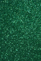 A Green Glitter Background