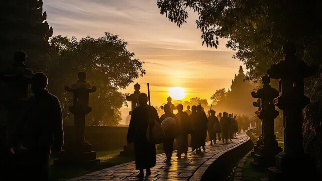 Global ayyappa convention devotees pilgrimage at dawn embracing tradition spirituality and cultural heritage with harmony and respect