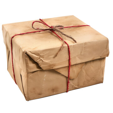 Vintage package tied with string