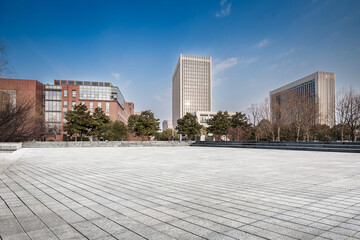Naklejka premium Modern Urban Landscape with Contemporary Architecture and Clear Sky