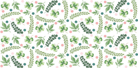 seamless pattern with flowers pink line background
