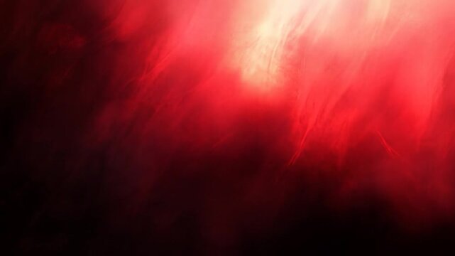 Dynamic Red Light Rays Flowing Abstractly Through Dark Space, Creating Intense Energetic Motion Background Loop