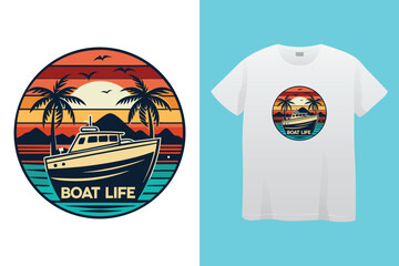 Lake Days Forever, Summer T Shirt Design