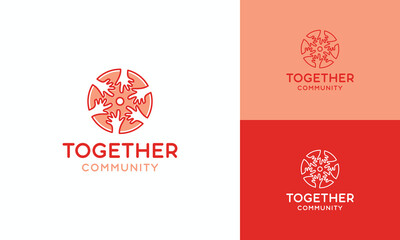 Hans Together Logo Design Support charity Symbol Graphic