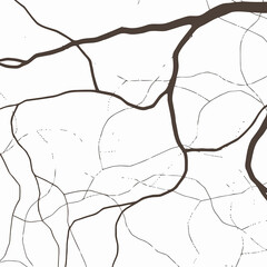 Abstract vector illustration of a cracked grunge texture on an old marbled stone surface