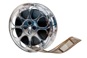 3D rendered movie film reel