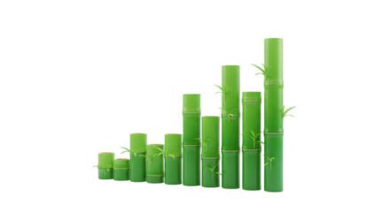 green bar chart