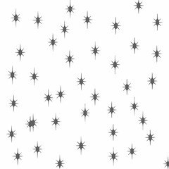 Seamless vector illustration with cats, ants, and spots pattern for holiday decoration