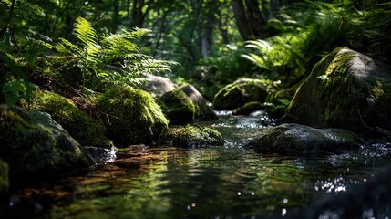 Fototapeta premium waterfall in the forest