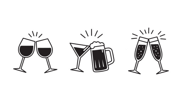 Creative beer advertising graphic with bold typography and vibrant colors