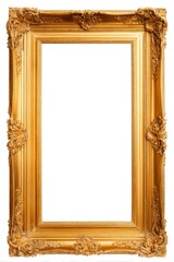 Gold ornate picture frame