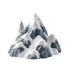 snow covered mountains