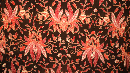 seamless floral and leaf pattern