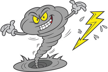 Abstract geometric composition with vibrant colors and text elements