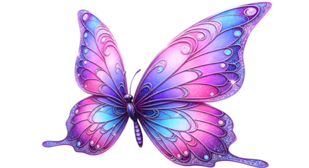 butterfly on white background