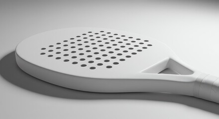 Paddle racket with transparent background