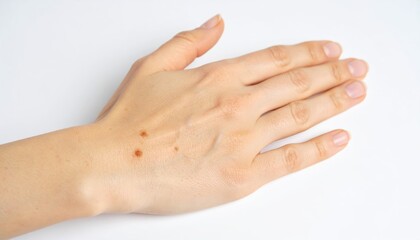 Fototapeta premium Human Hand with Skin Markings