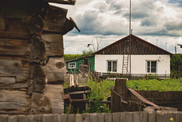 old wooden house