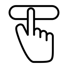 Subscription Vector Line Icon Design