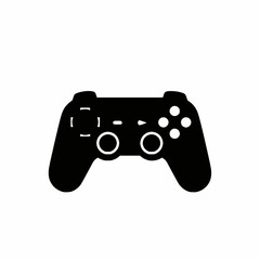 Black Gamepad Silhouette: A Minimalist Gaming Icon