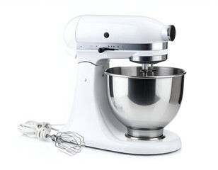 A versatile handheld butane torch with a silver canister and gold nozzle for culinary use and crafts, isolated on a white background.