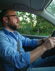 Man driving a car (1)
