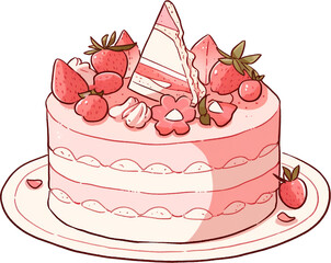 케이크, 디저트, 생일, 간식, cake, dessert, birthday, snack
