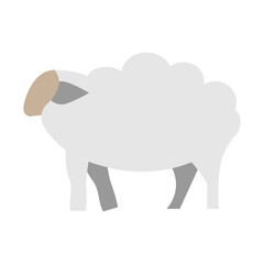 Sheep Vector Flat Icon Design