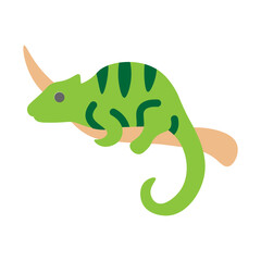 Obraz premium Reptile Vector Flat Icon Design