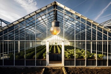 Fototapeta premium green house concept
