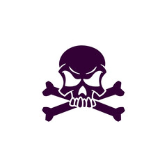 vector of silhouette stickers on the theme of halloween  ghost  skull and pumpkin witch