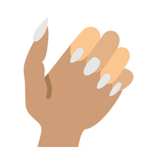 Nails Vector Flat Icon Design