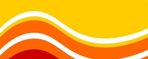 Dynamic abstract design featuring wavy patterns in vibrant yellow, orange, and red hues. Perfect for creative backgrounds,