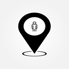 location pin icon symbol illustration vector eps10 logo template design pattern background seamless bright minimal design flat design realistic style simple design modern design