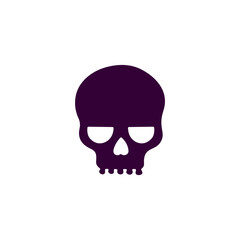 vector of silhouette stickers on the theme of halloween  ghost  skull and pumpkin witch