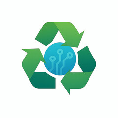 green recycle symbol