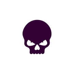 vector of silhouette stickers on the theme of halloween  ghost  skull and pumpkin witch