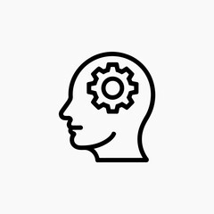 human head silhouette