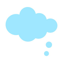 Obraz premium Thought Bubble Vector Flat Icon Design
