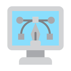 Design Software Vector Flat Icon Design
