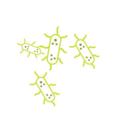 salmonella bacteria outline
