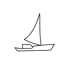 outline of the ship