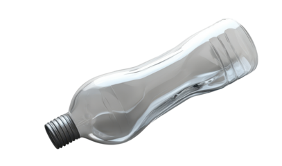 Transparent glass light bulb concept on transparent background for energy innovation