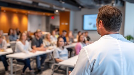 Fototapeta premium Business seminar presentation