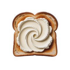 cake on a white background