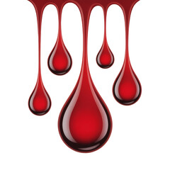 Obraz premium drop of blood