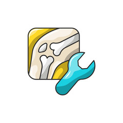 Servo Joint Icon, Robot Movement Mechanism represents the life of the robot.